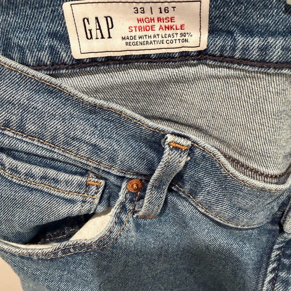 GAP Classic Blue Wide Leg Women's Jeans - Picture 4 of 4